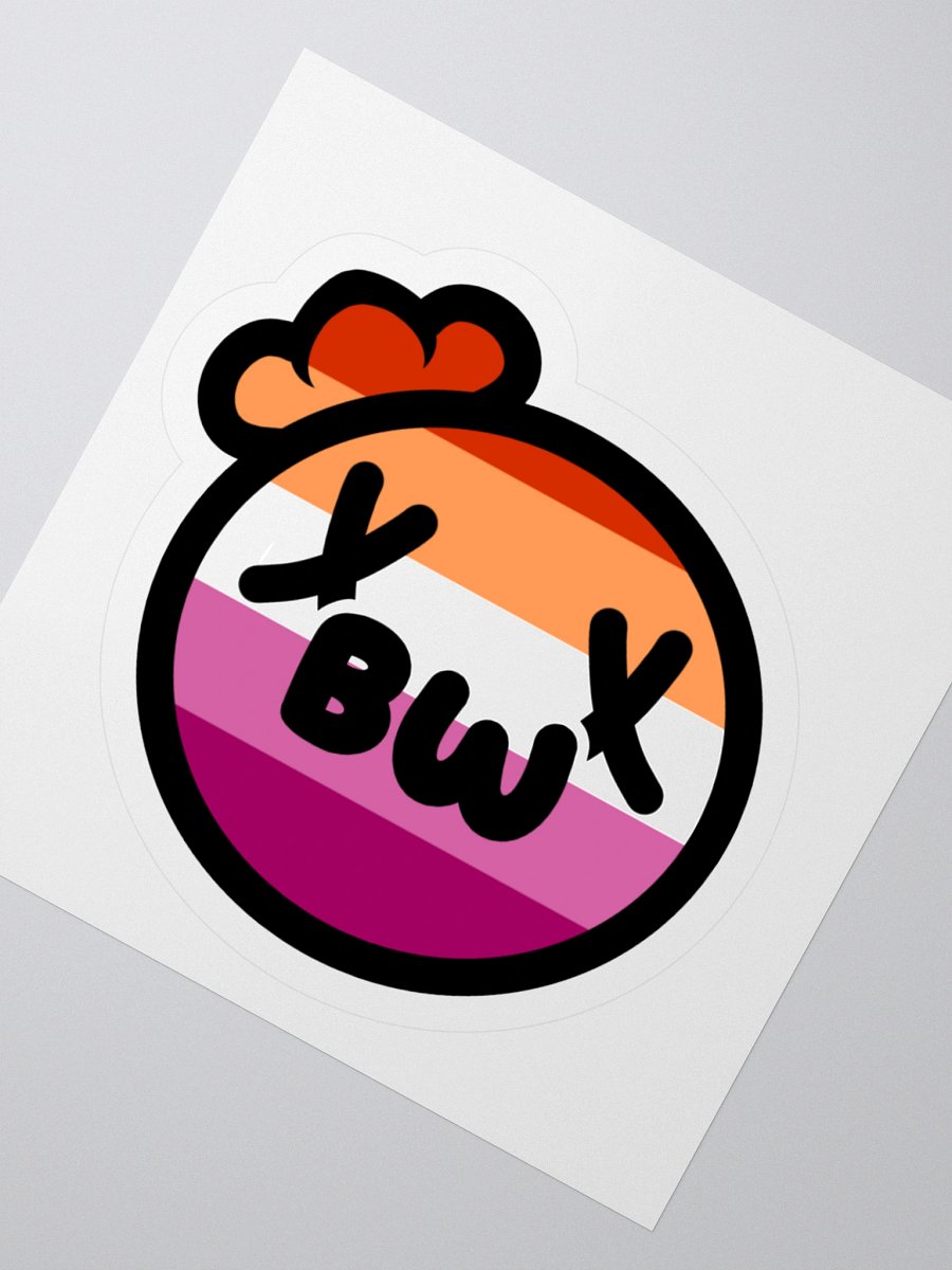 Berrywear Pride - Lesbian Pride Die Cut Sticker product image (4)