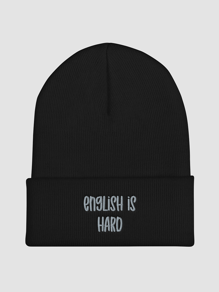 English Is Hard Beanie product image (1)