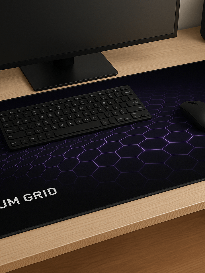 Quantum Grid - Mouse Pad Extra Large - 33” x 15” product image (1)