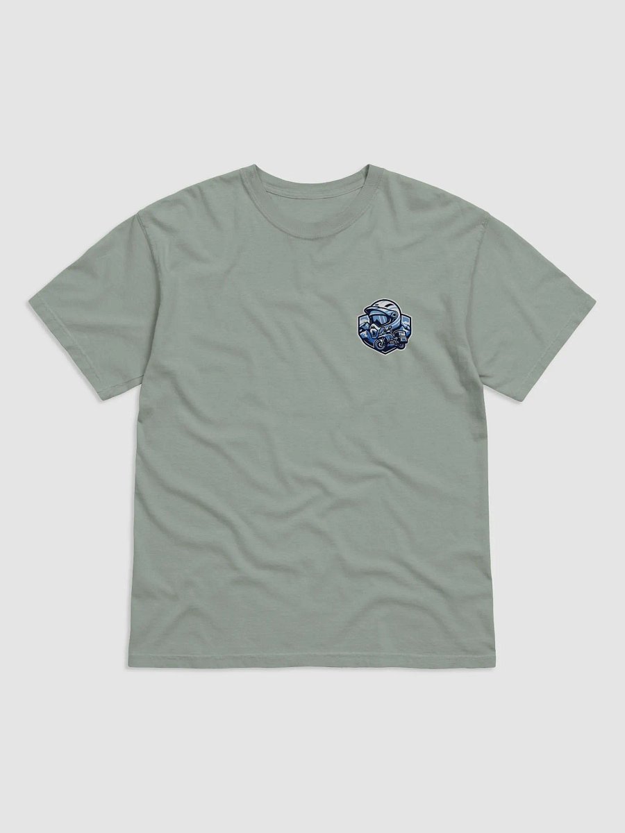 Adventure Rider Helmet T-Shirt |AI Design cross continental touring product image (2)