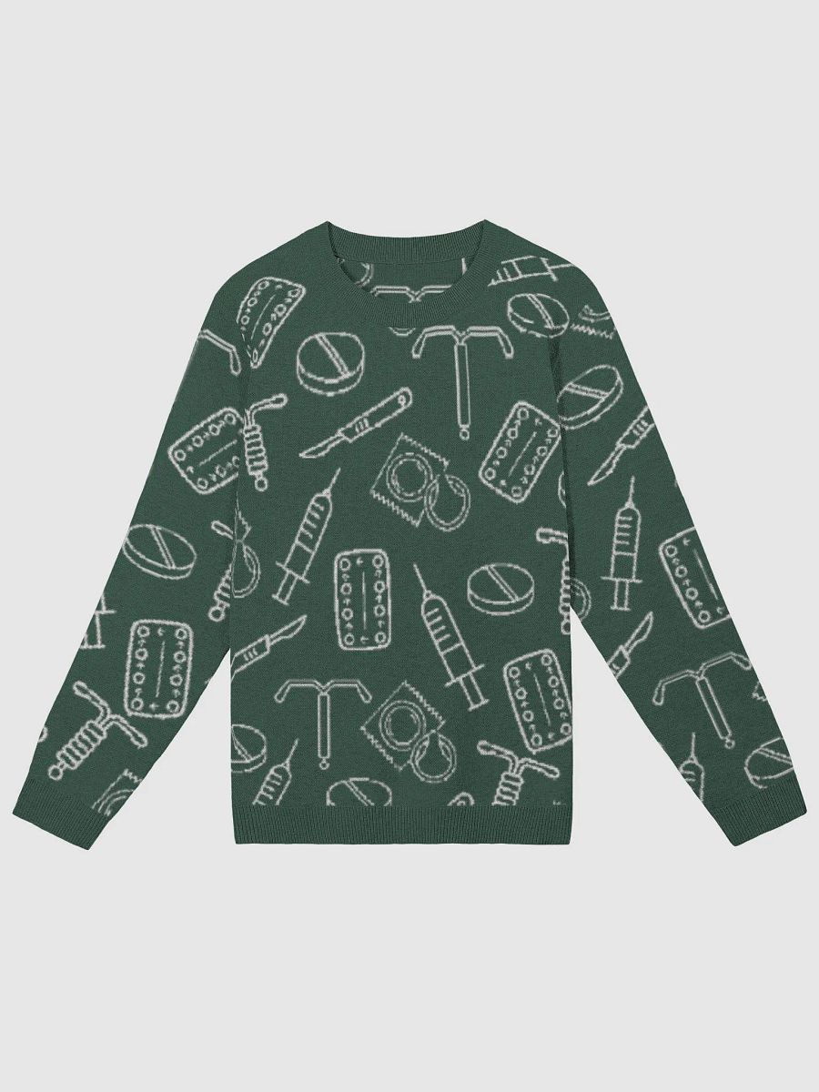 birth control icons (dark green sweater) product image (1)