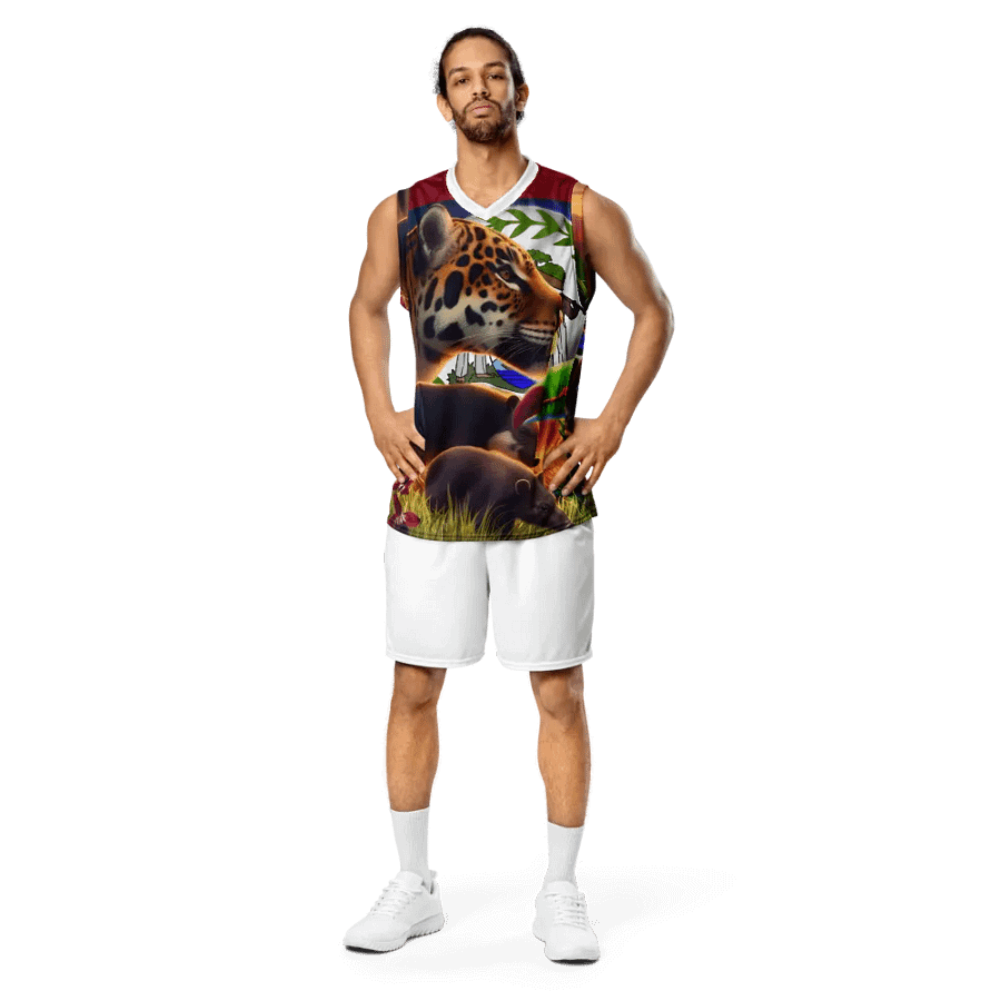 Beauty of Belize Basketball Jersey product image (3)