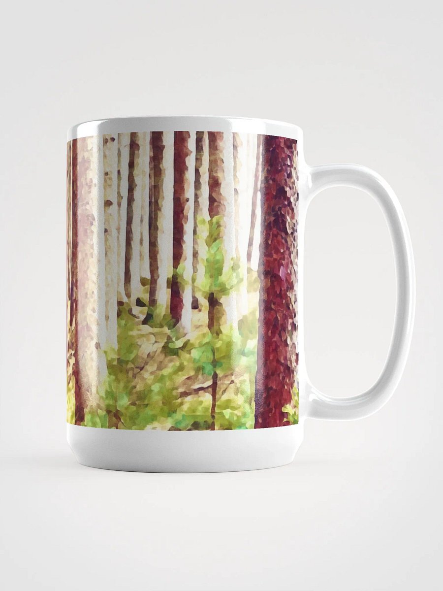 Abstract Graphic | White Coffee Mug | Invitation Treescape product image (3)