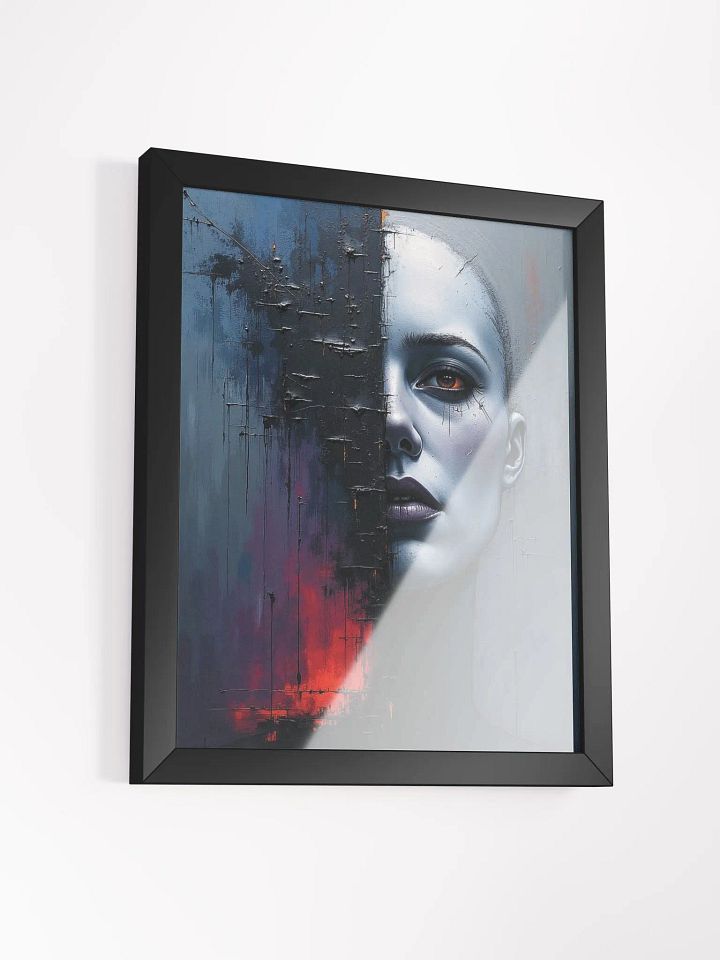 Surreal Split Portrait Framed Print product image (2)