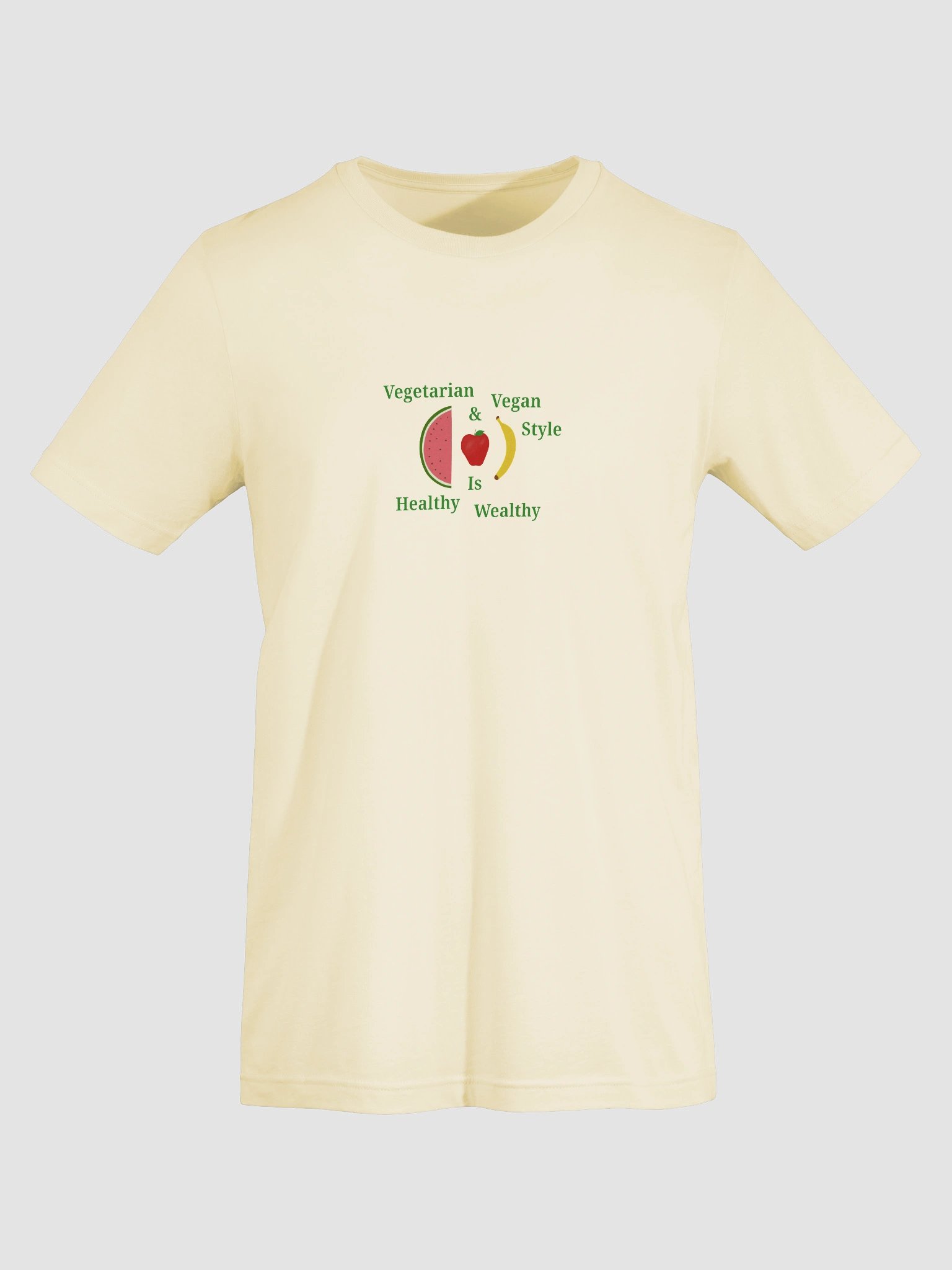 Vegetarian & Vegan Style Is Healthy Wealthy T-Shirt product image (7)