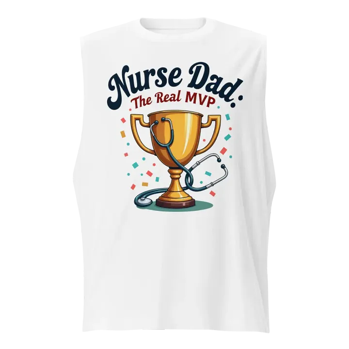 Nurse Dad MVP Trophy Muscle Tank product image (1)