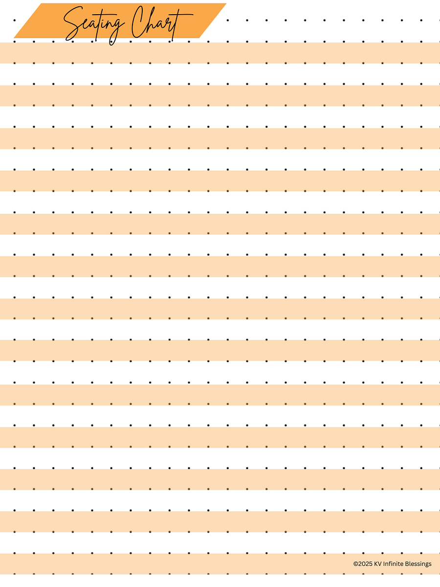 Teacher Seating Chart Organizer | Digital & Printable Bullet Journal product image (9)