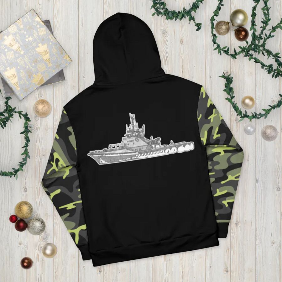Camouflage & Black Foss tug Sketch Hoodie product image (12)