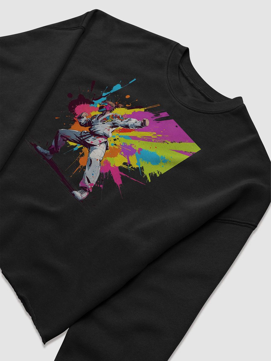 Bella+Canvas Women's Fleece Crop Sweatshirt ( D_0144_Color Kick Taekwondo Boy of the Streets ) product image (13)