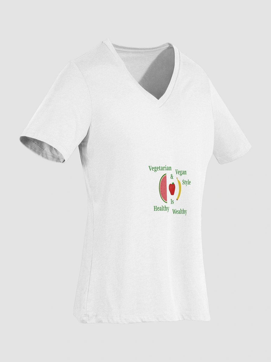Healthy Wealthy V-Neck Tee product image (7)