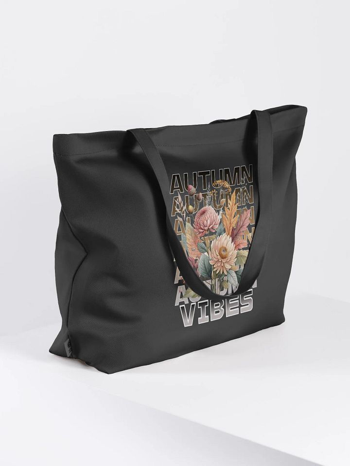Autumn Vibes Boho Flowers Floral Tote Bag product image (4)