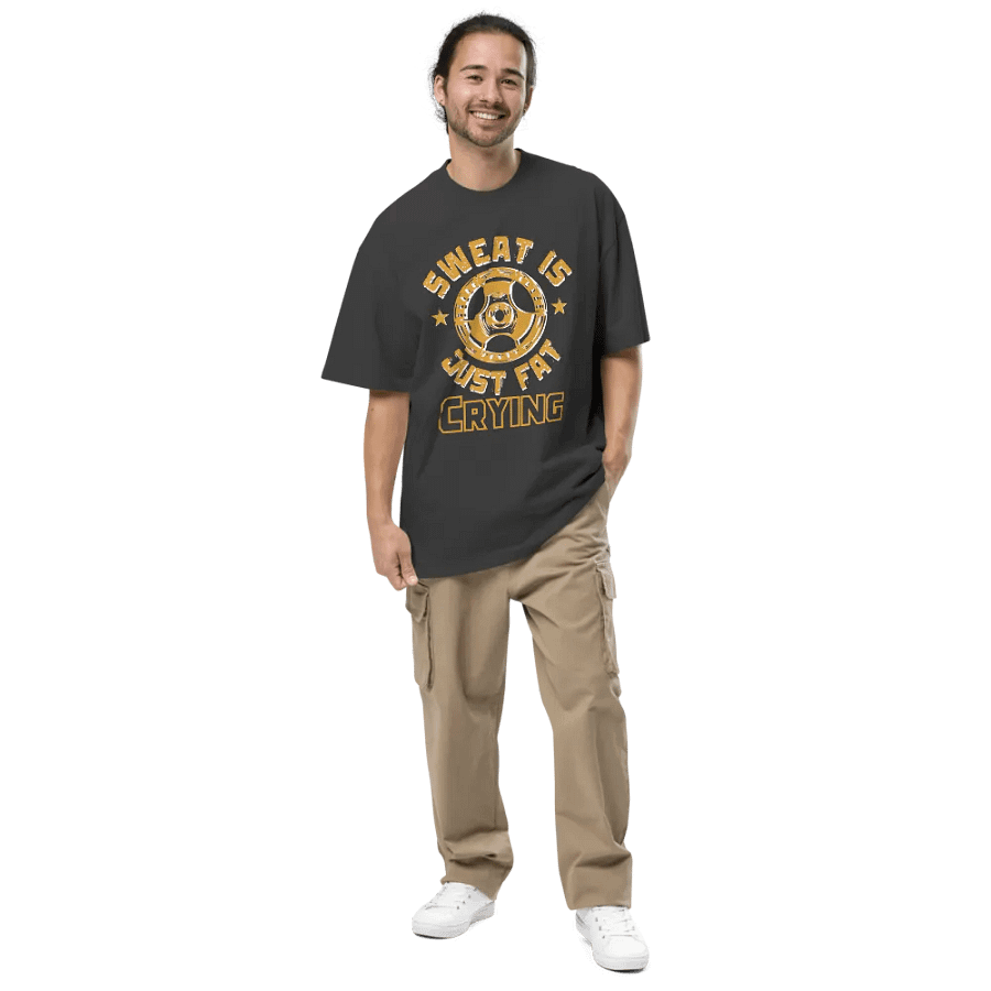 Sweat is just fat crying unisex t-shirt product image (6)