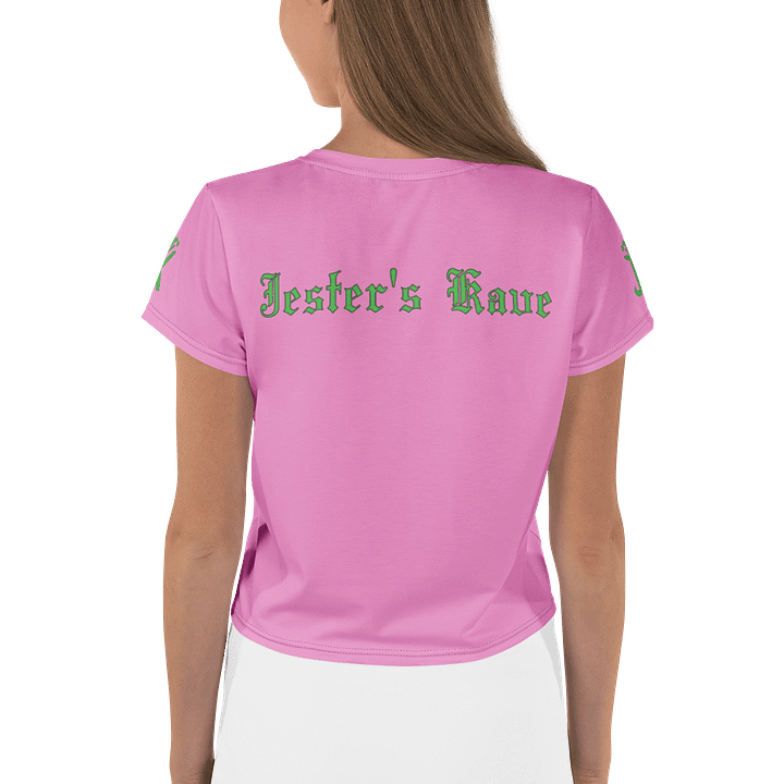 Puzzle Pieces Watermelon Crop Top product image (2)