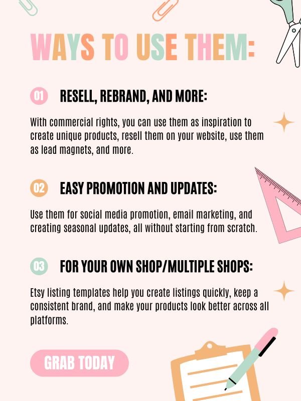 Whimsical MRR/PLR Etsy Product Images product image (6)