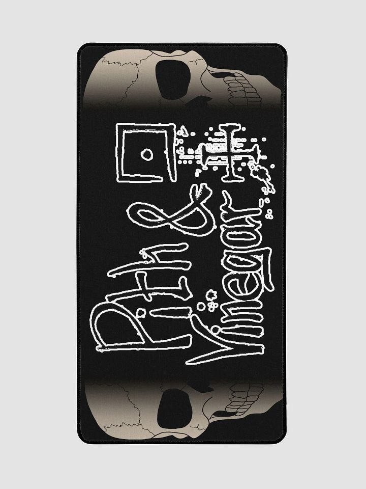 Faded skulls large desk mouse mat product image (2)
