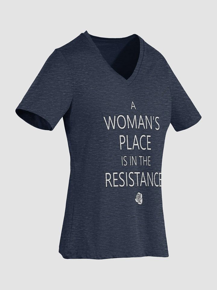 A Woman's Place Relaxed V-Neck T-Shirt product image (30)