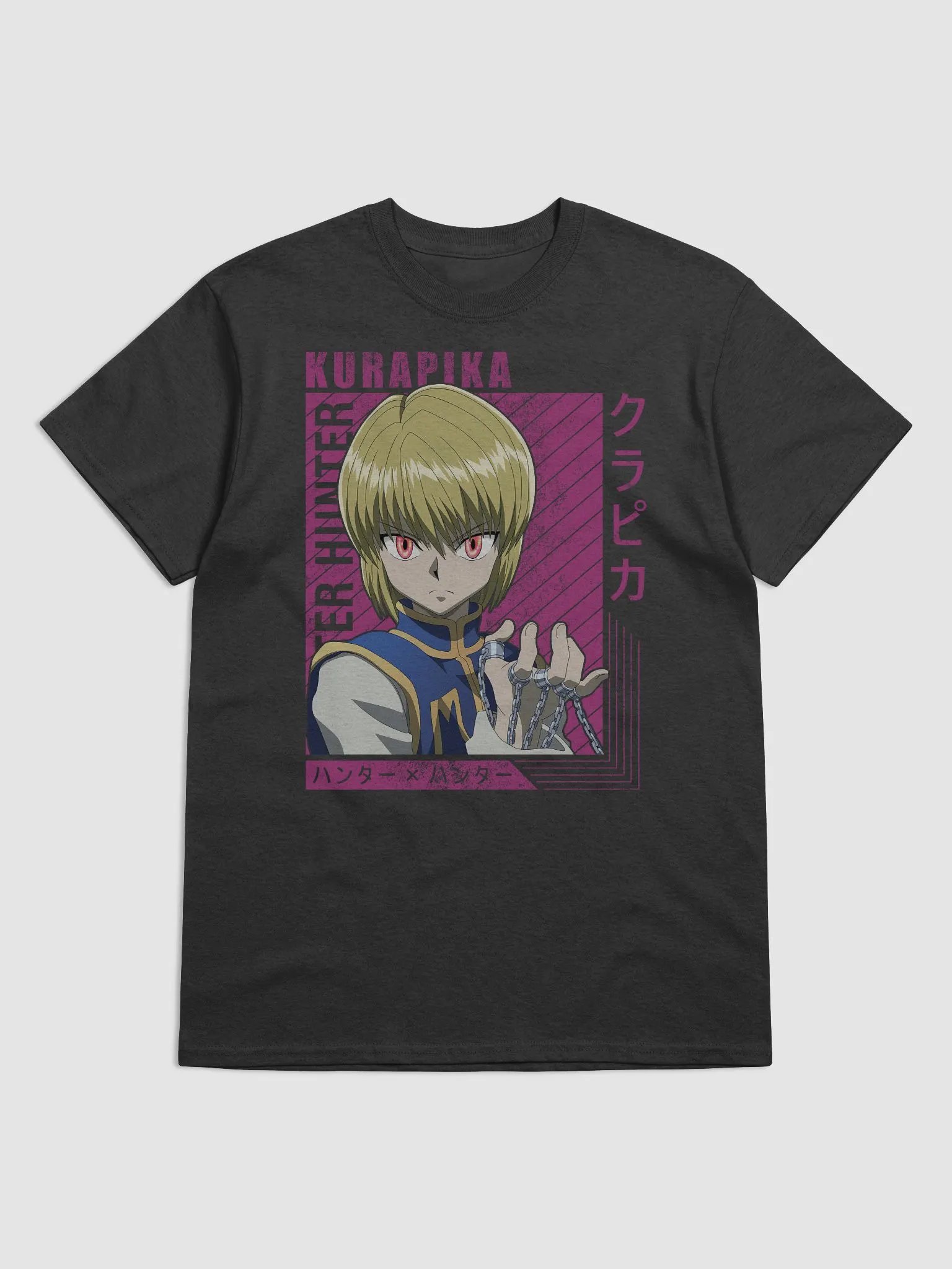 Hunter x Hunter Kurapika Chain Mastery T-Shirt – Gildan Heavyweight product image (1)