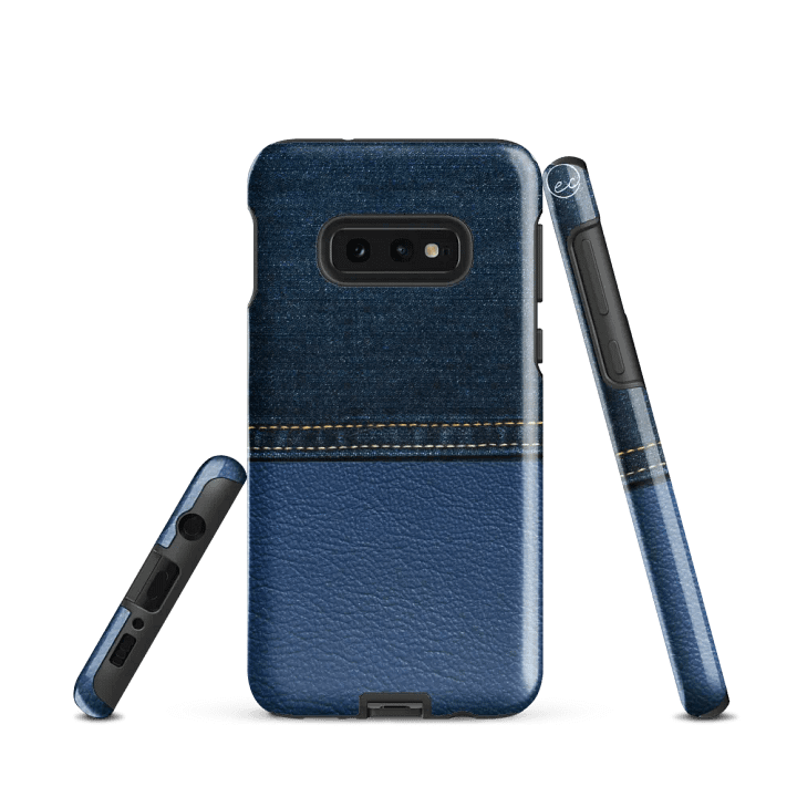 Denim & Leather Tough Case for Samsung® product image (2)
