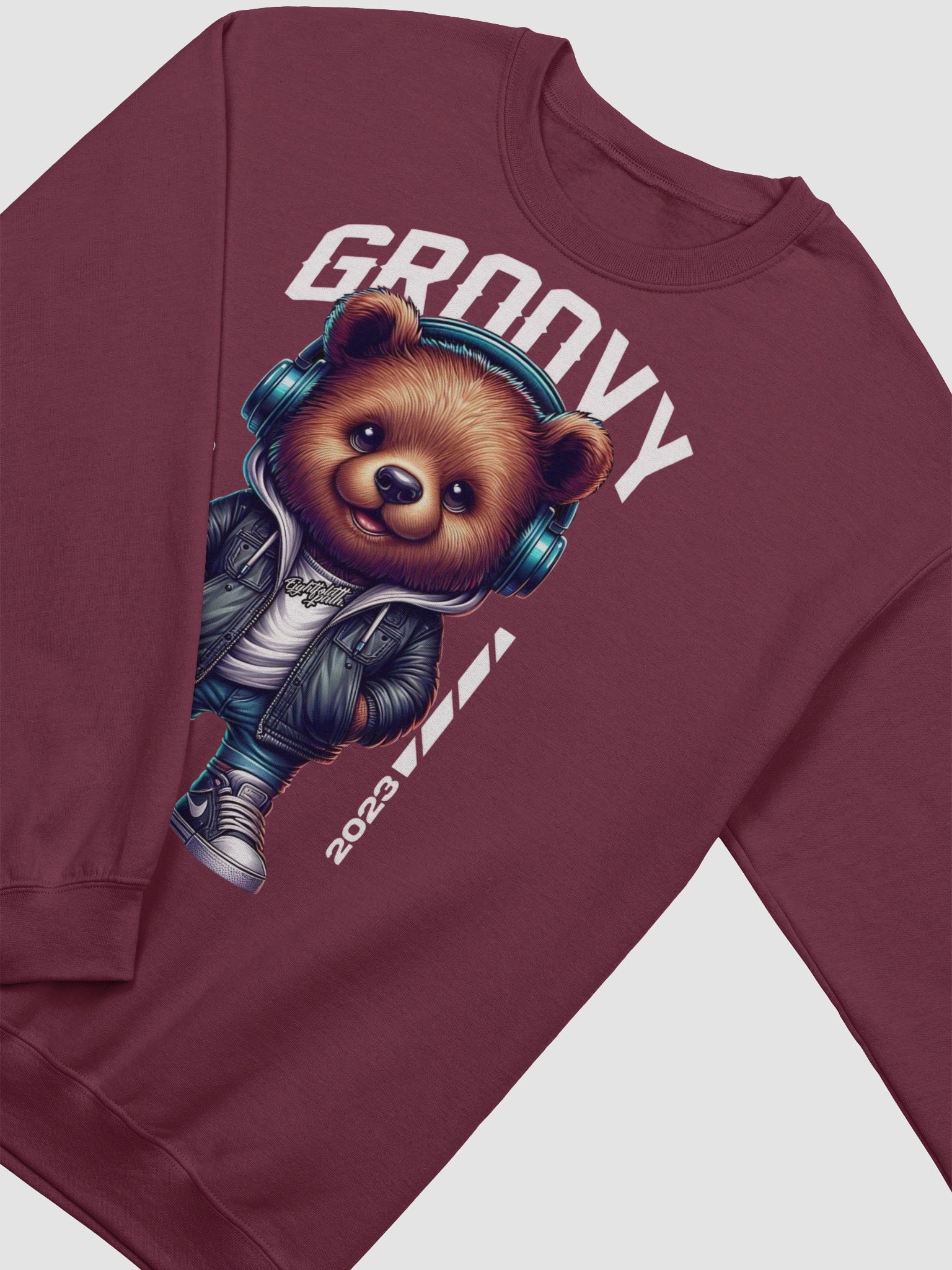 Groovy Bear Classic Crewneck Sweatshirt product image (2)