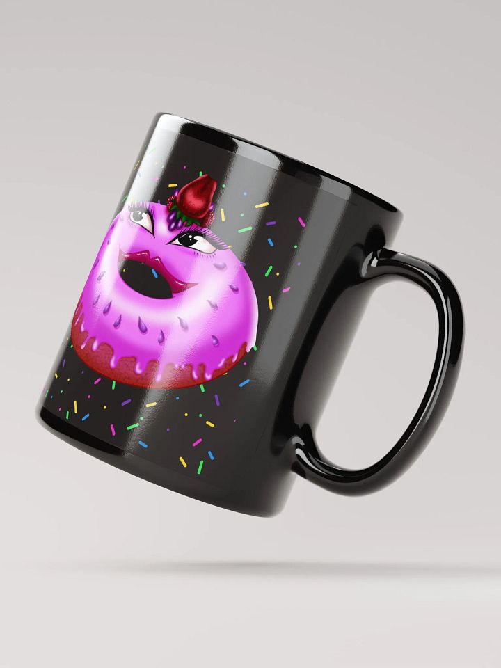I'm A Donut Girl Black Mug product image (4)
