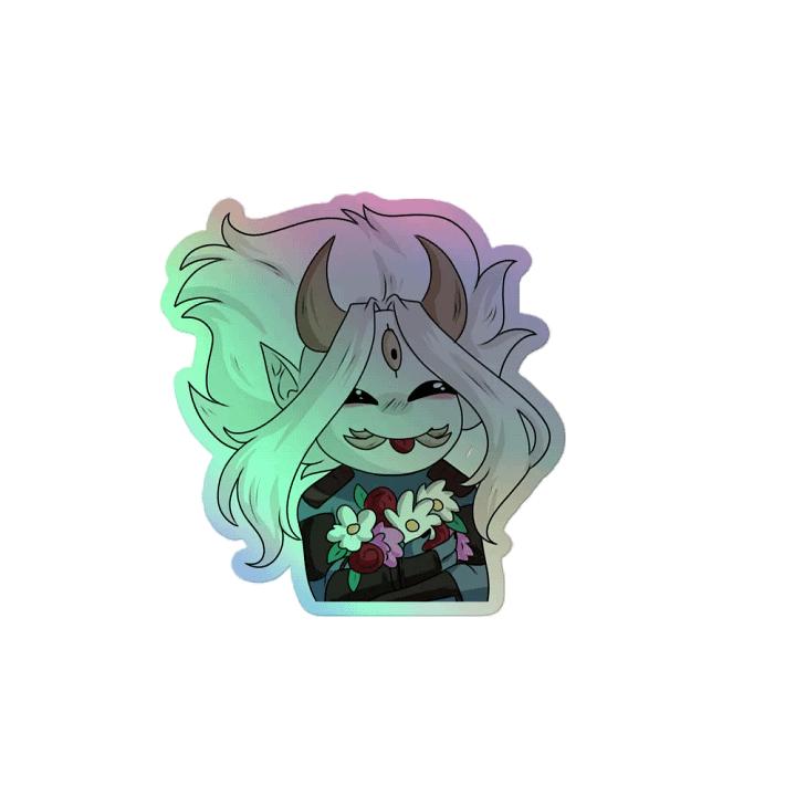 Flower Holo Sticker product image (1)