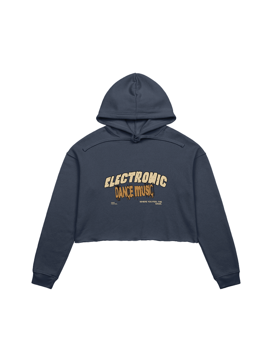 EDM Vibes Crop Hoodie product image (2)
