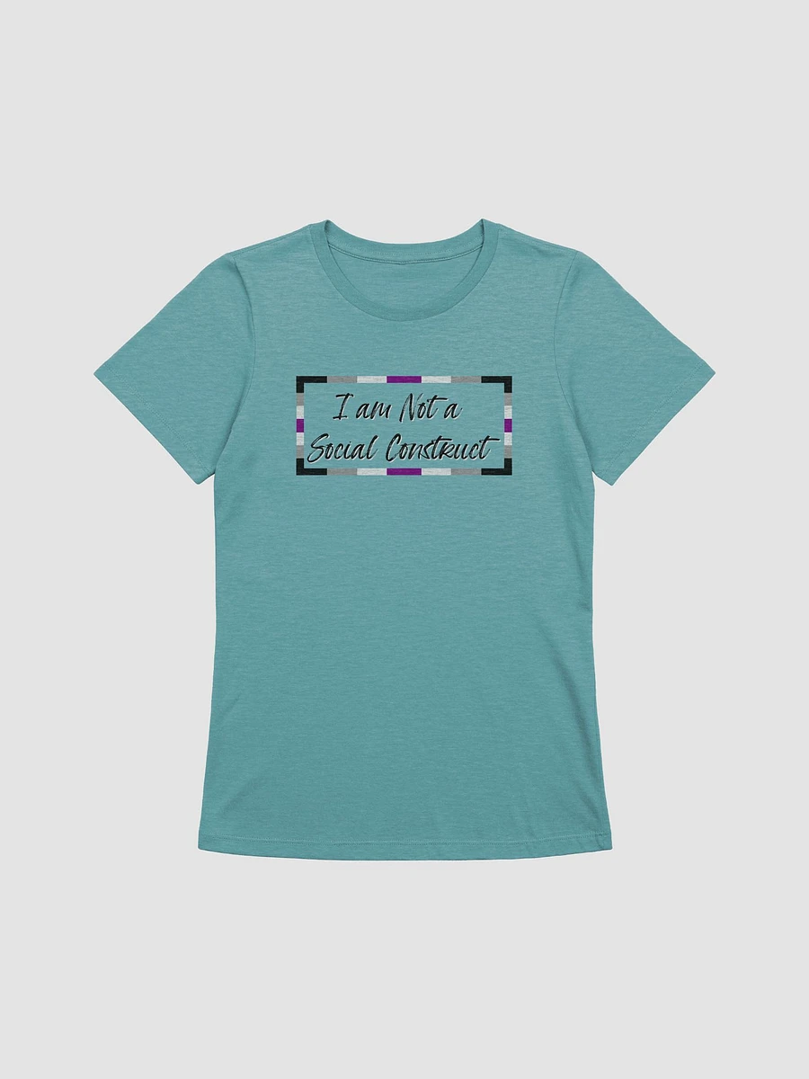 I am Not a Social Construct (lg) - Asexual - Women's Relaxed Fit T product image (5)