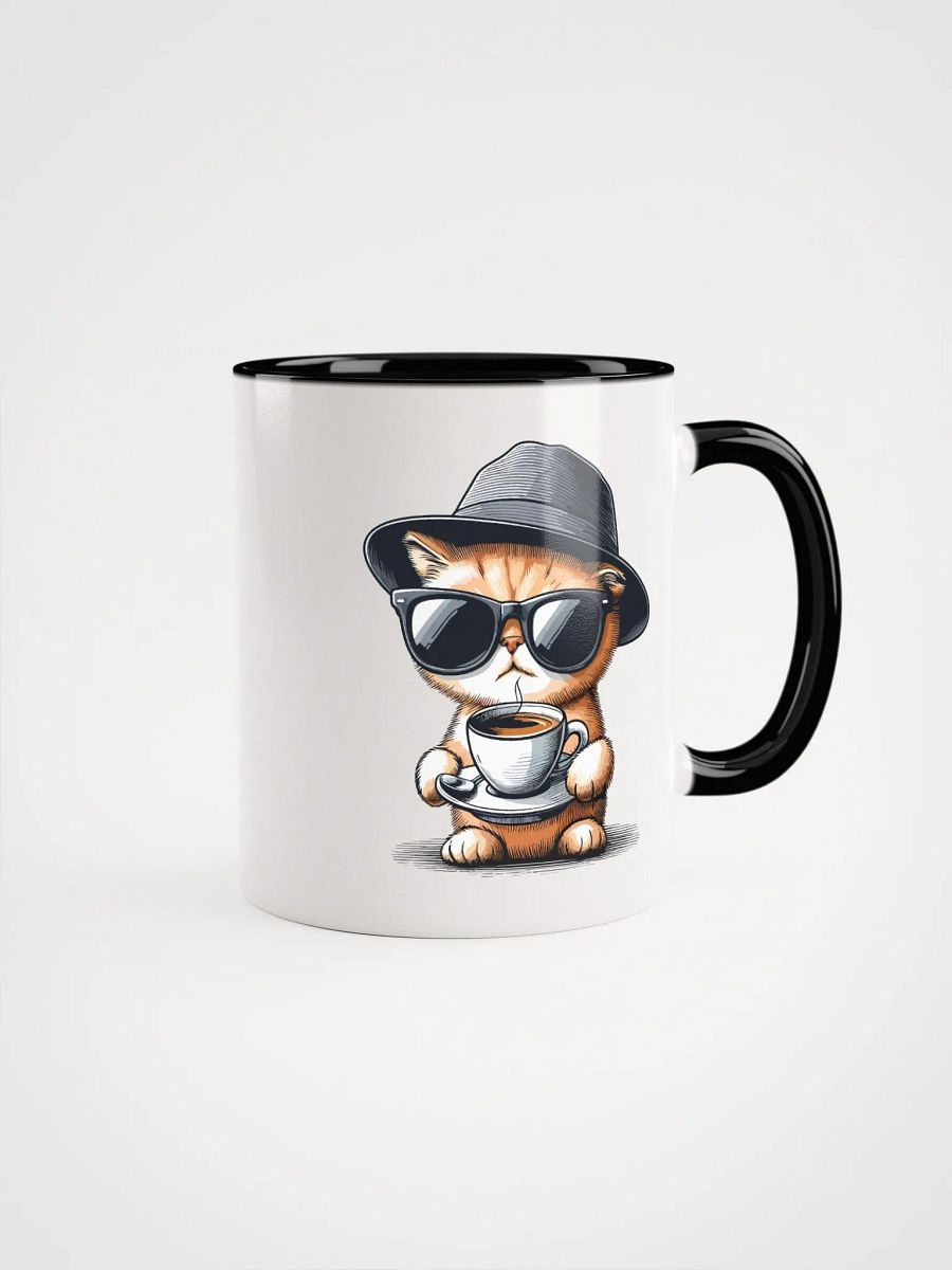 Detective Cat Mug with Color Inside product image (1)