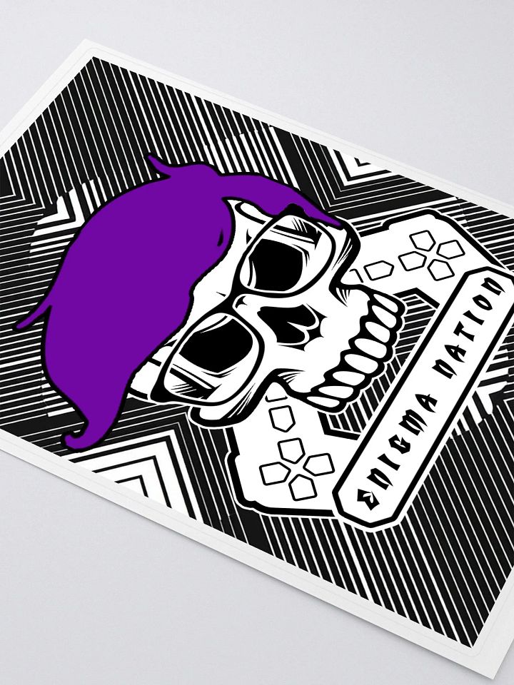 Enigma Nation Kiss Cut Sticker Sheet with Background product image (2)