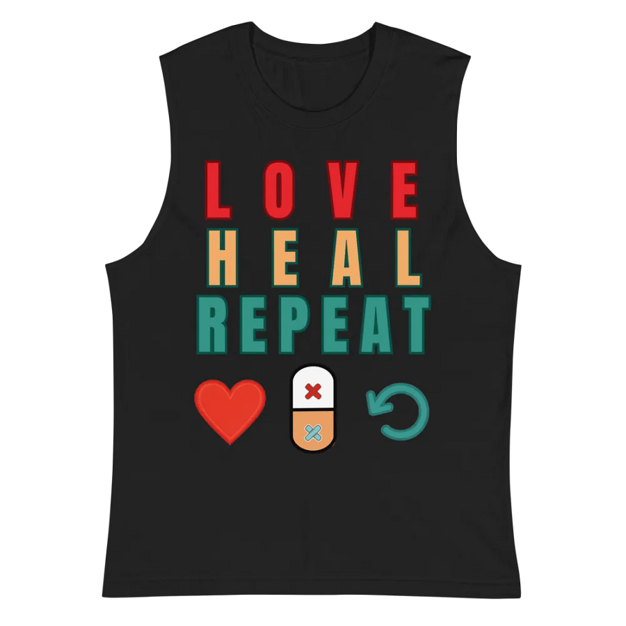 LOVE ,HEAL, REPEAT Muscle Tank product image (3)