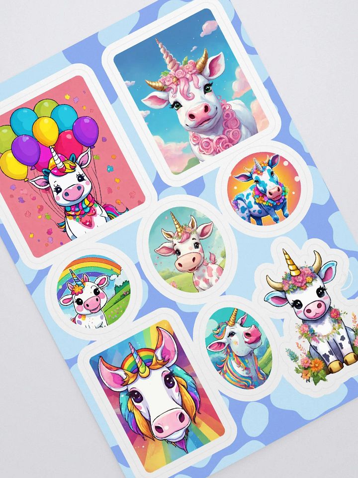 Uni-Cow Sticker Sheet product image (1)
