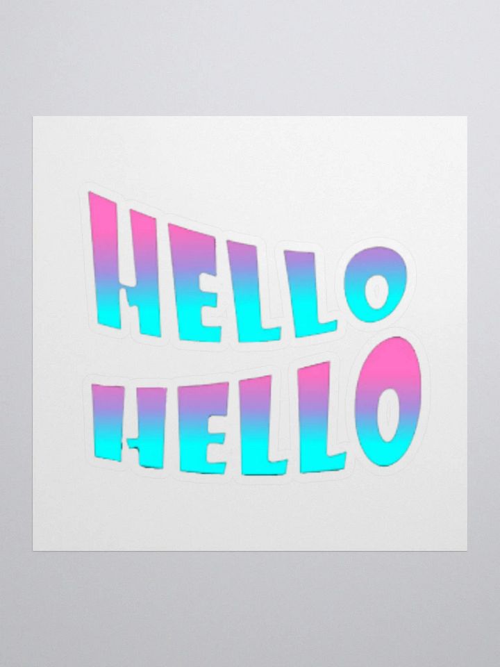 Hello Hellooo OG Sticker product image (1)
