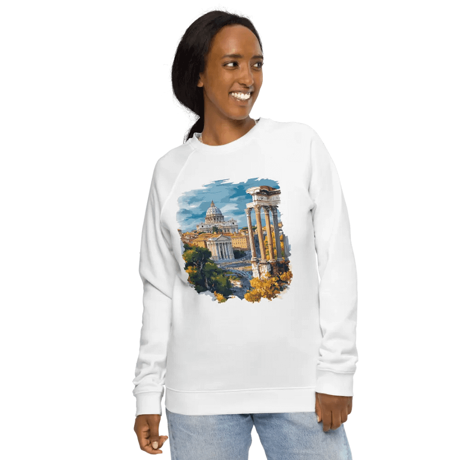 Rome City Unisex Hoodie – Ancient Ruins & Vatican Vibes product image (12)