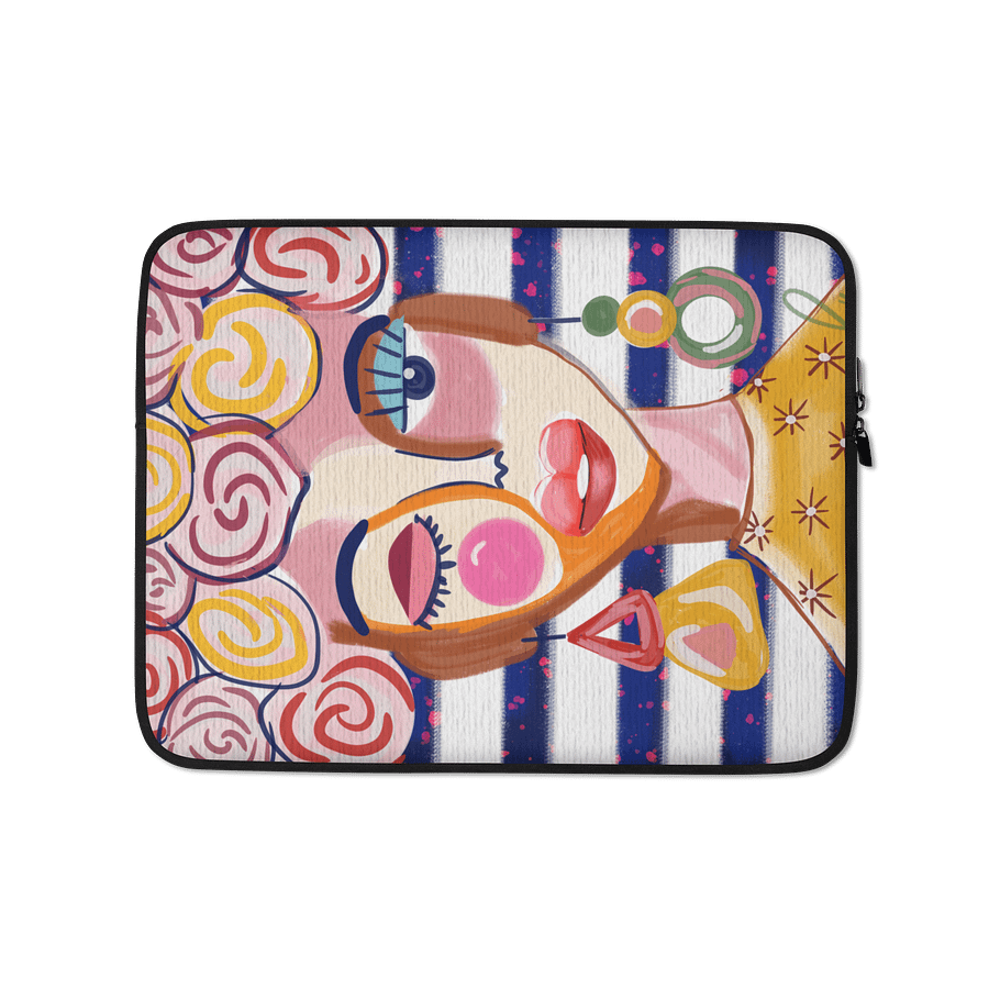Vibrant Visage Laptop Sleeve - Rose Girl product image (1)