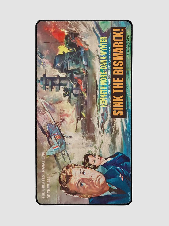 Sink the Bismarck! Poster Art Desk Mat product image (2)