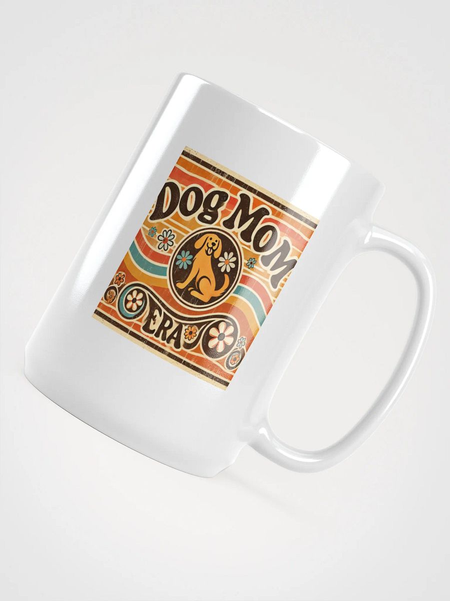 Groovy Dog Mom Era White Glossy Mug product image (5)