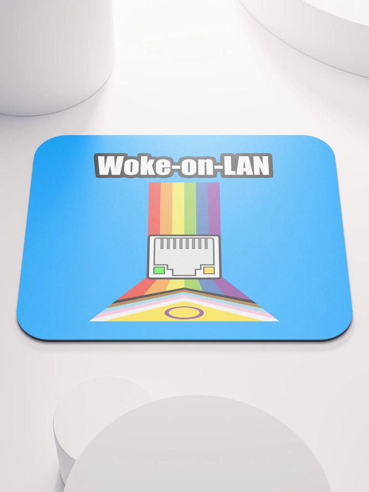Woke on LAN Mouse Pad (Blue) product image (1)