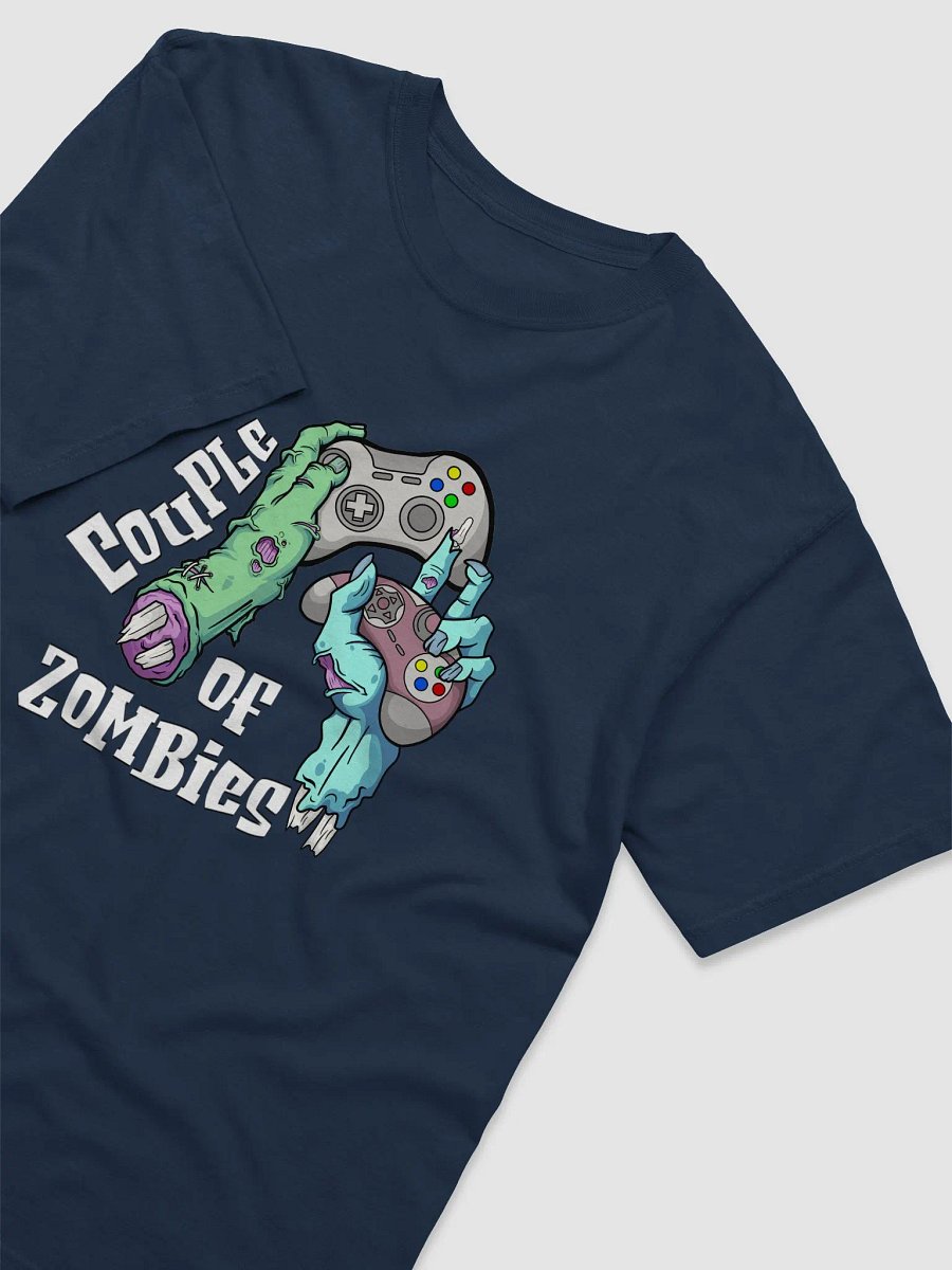 Couple of Zombies T-shirt - Navy product image (3)