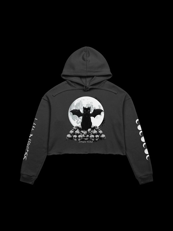 I AM DARKNESS Long Sleeve Crop Hoodie product image (1)