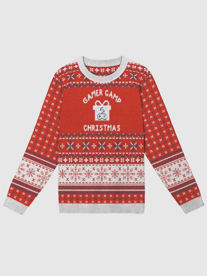 Gamer Camp Christmas Sweater (Red) product image (1)