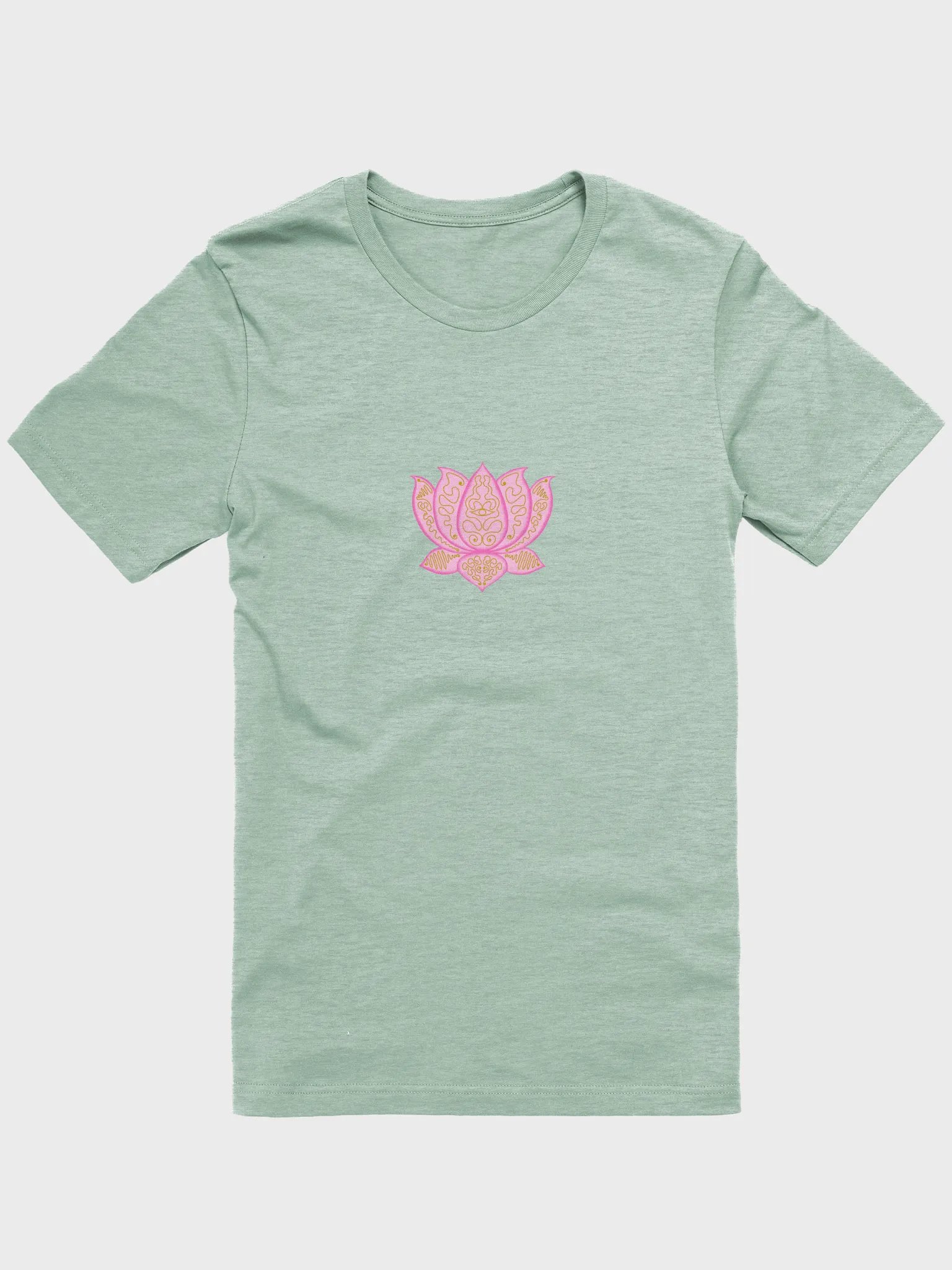 Golden Lotus Elegance T-Shirt product image (1)