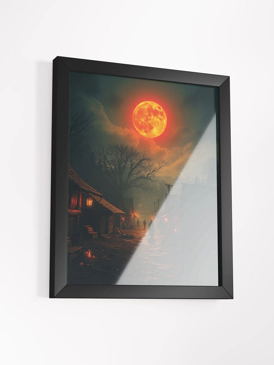 Moonlit Village Night Framed Print product image (14)