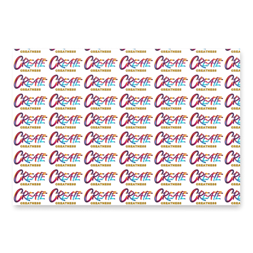 Create Greatness Wrapping Paper Set product image (3)