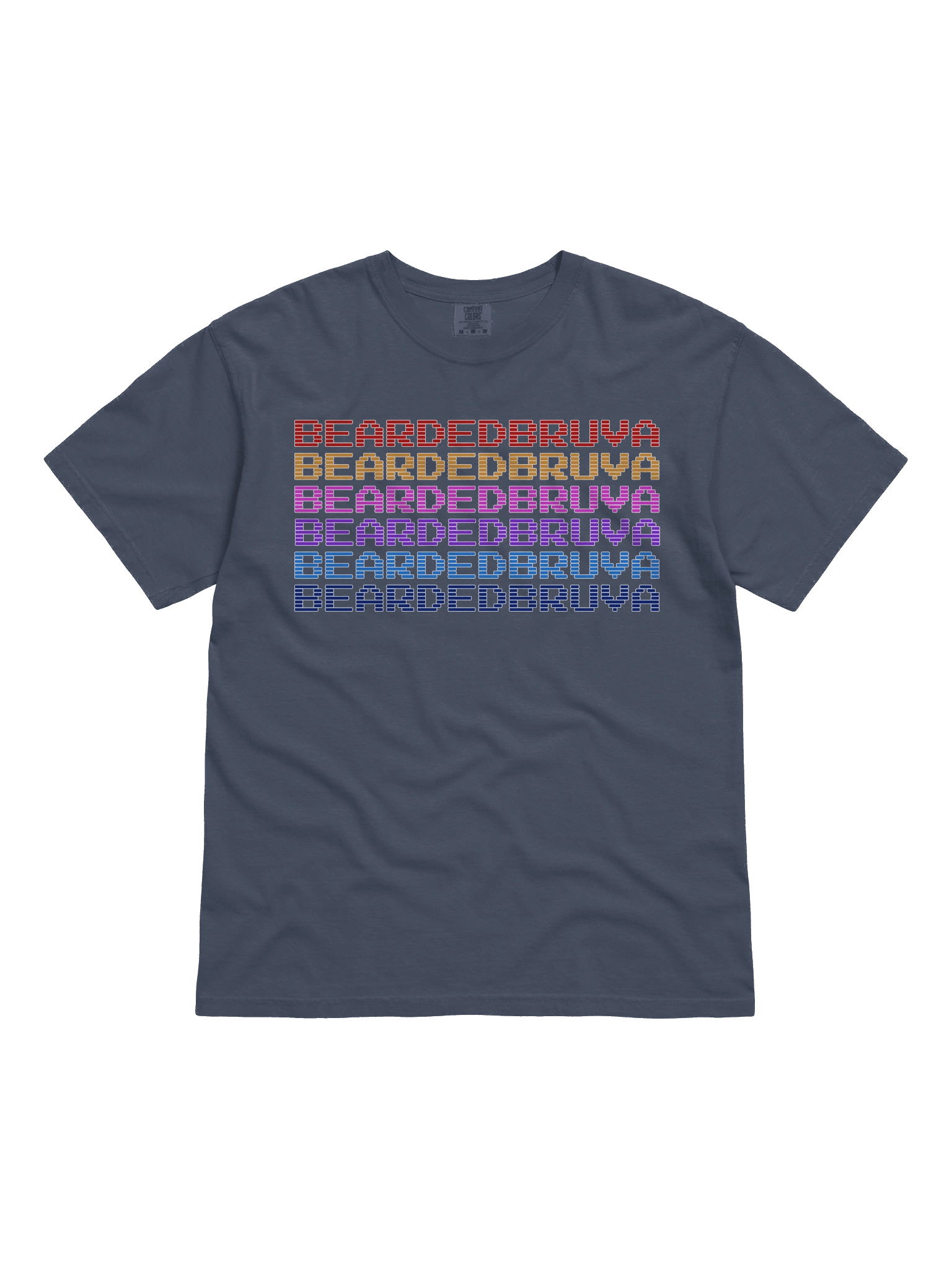BeardedBruva Color Grid T-Shirt product image (6)