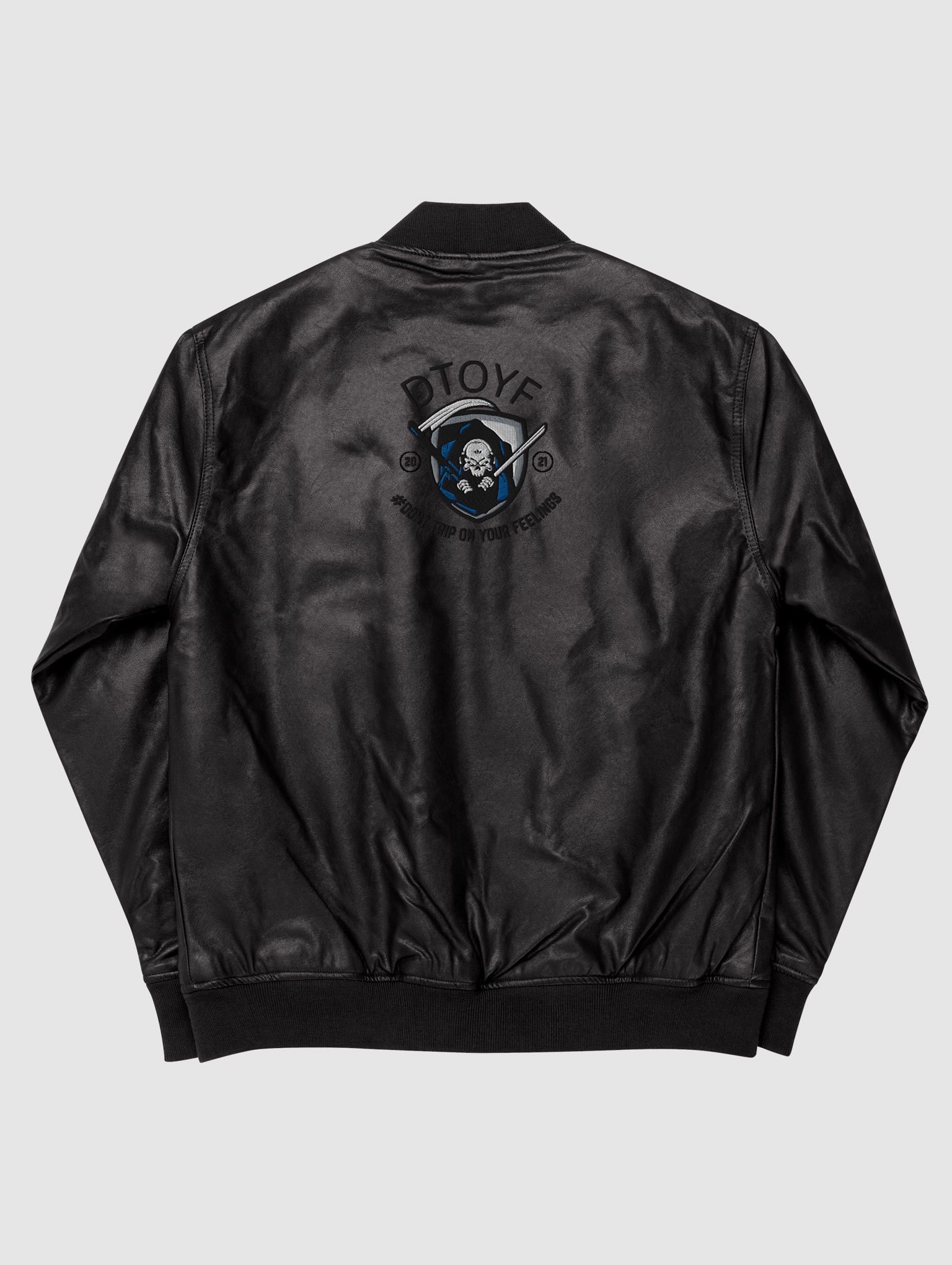 Leather Bomber Jacket product image (2)