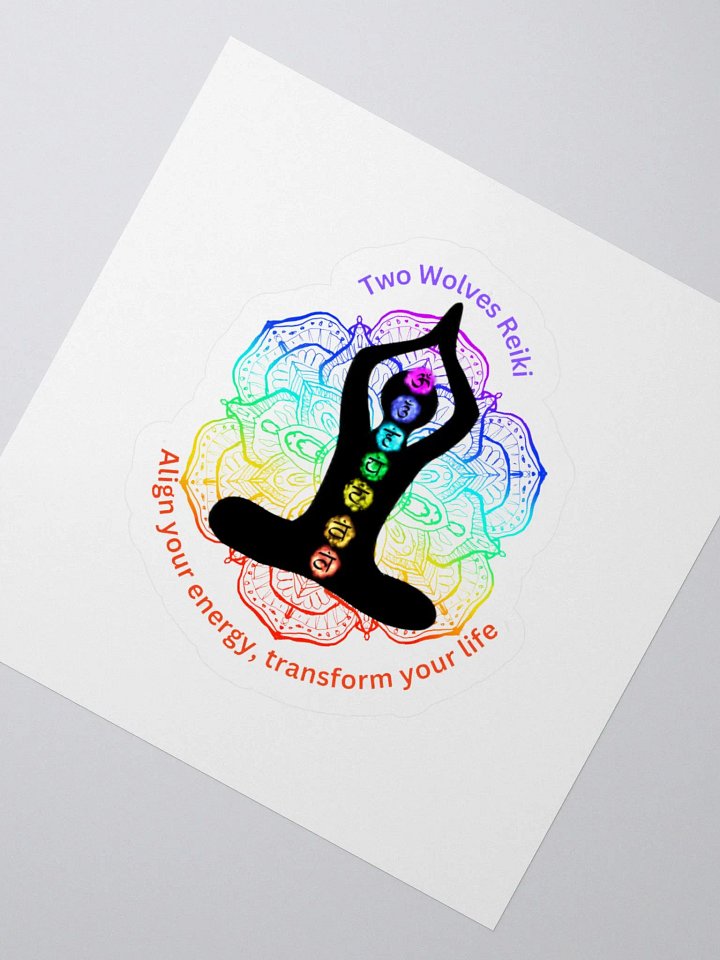 Two Wolves Align Sticker product image (4)