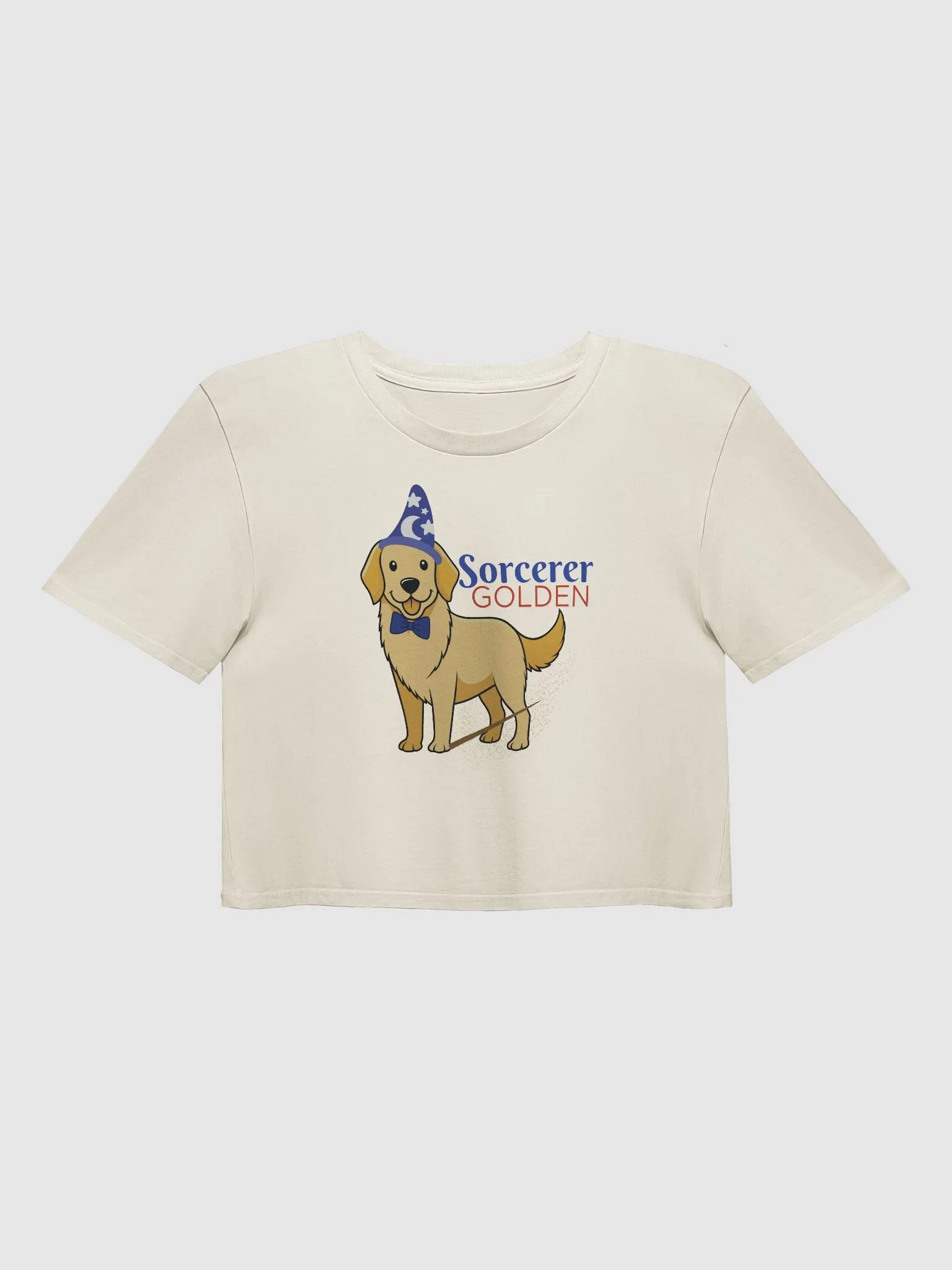 Sorcerer Mickey Mouse Golden Retriever Crop Tee product image (2)