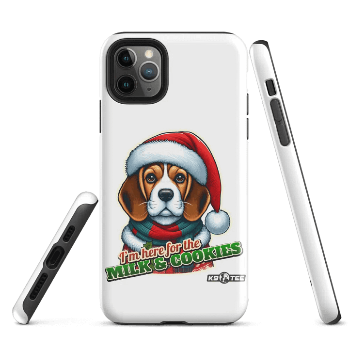Beagle Santa Paws iPhone Tough Case product image (3)