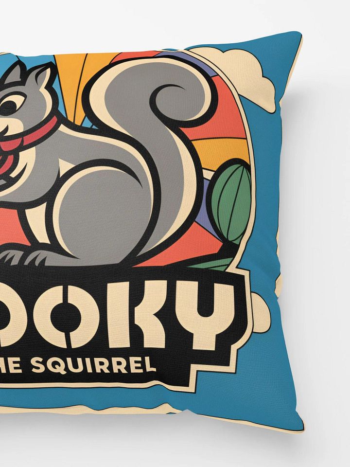 Comfy Pillow: Pooky the squirrel, Colorfuylk, Clouds and blue sky product image (4)