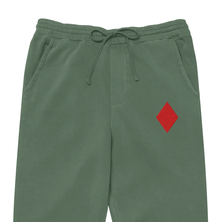 Suited Up Sweatsuit Joggers: Diamonds (Red) product image (2)